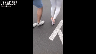 Legginsy , sliczna , zgrabna , letnia było zdjecie jest film