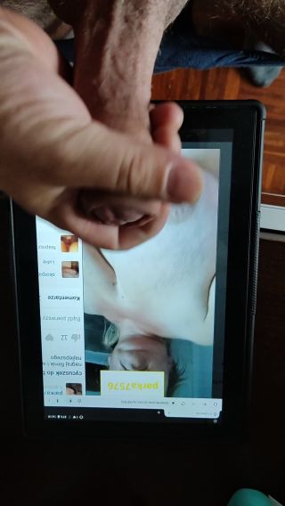 Trzepanie fana ze zgodą na publikację