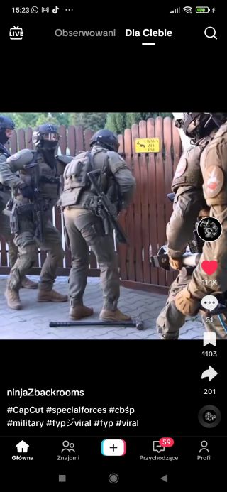 Udostępniono z aplikacji tik tok